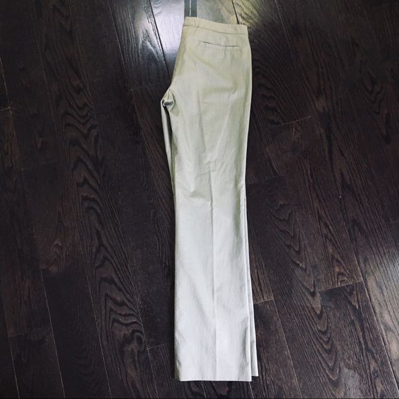 New French Connection Cotton Pants in Linden Green - Picture 3 of 8